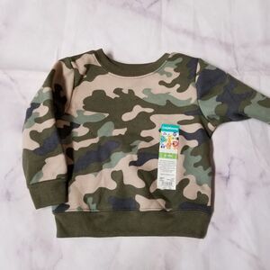 Garanimals Camo Pullover Sweater 6-9M